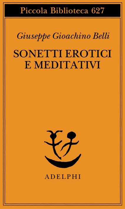 Sonetti erotici e meditativi - Gioachino Belli - copertina
