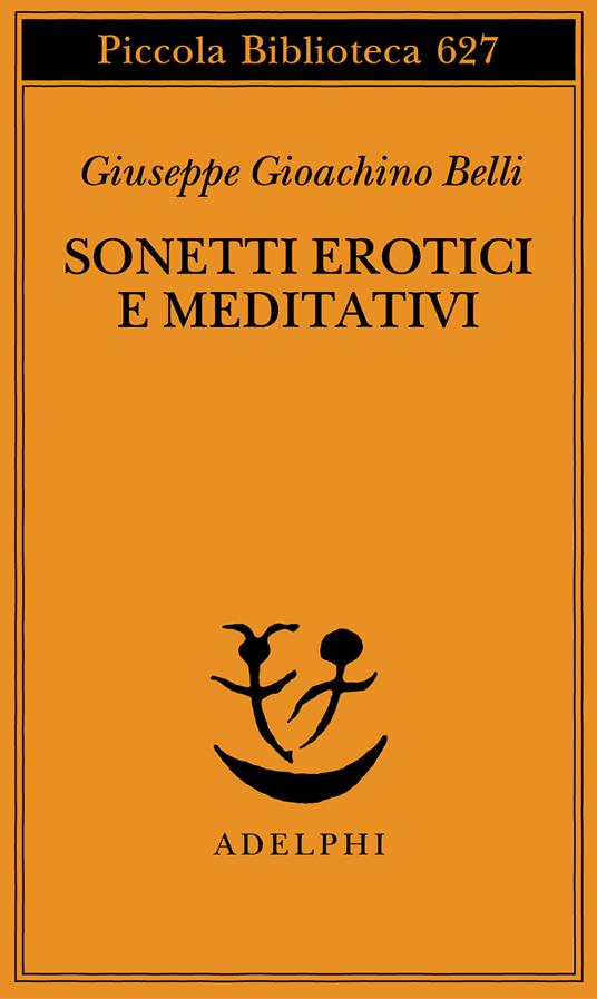 Sonetti erotici e meditativi - Gioachino Belli - copertina