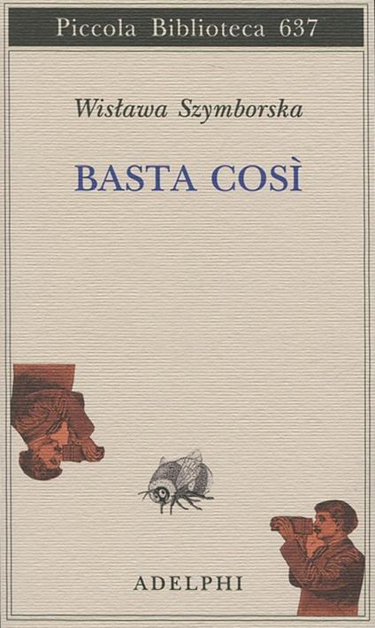 Basta così - Wislawa Szymborska - copertina