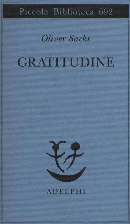Gratitudine - Oliver Sacks - copertina