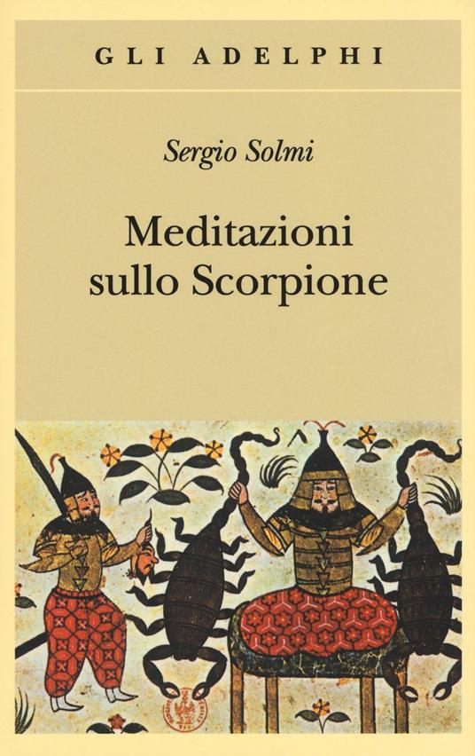 Meditazioni sullo Scorpione e altre prose - Sergio Solmi - copertina