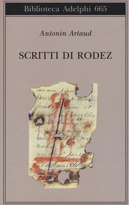 Scritti di Rodez - Antonin Artaud - copertina