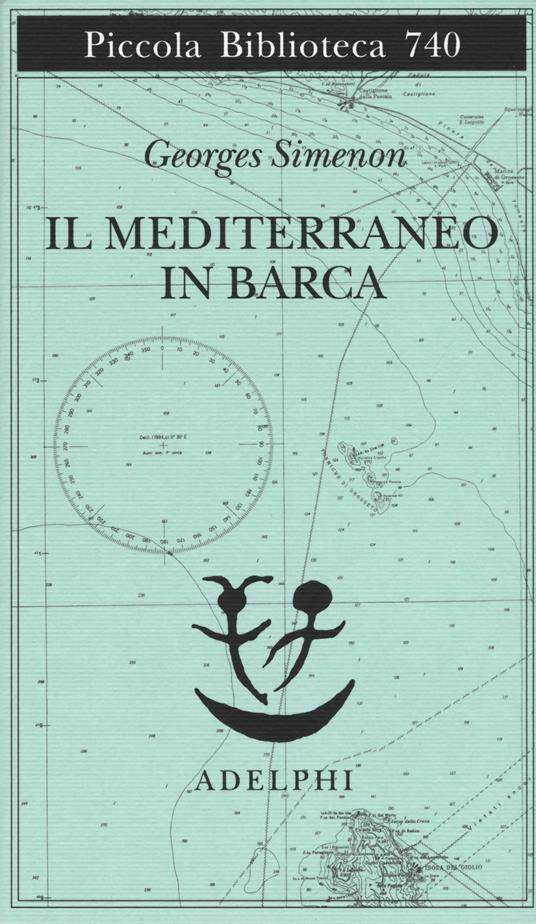 Il Mediterraneo in barca - Georges Simenon - copertina