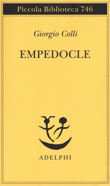 Empedocle - Giorgio Colli - copertina