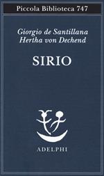 Sirio. Tre seminari sulla cosmologia arcaica