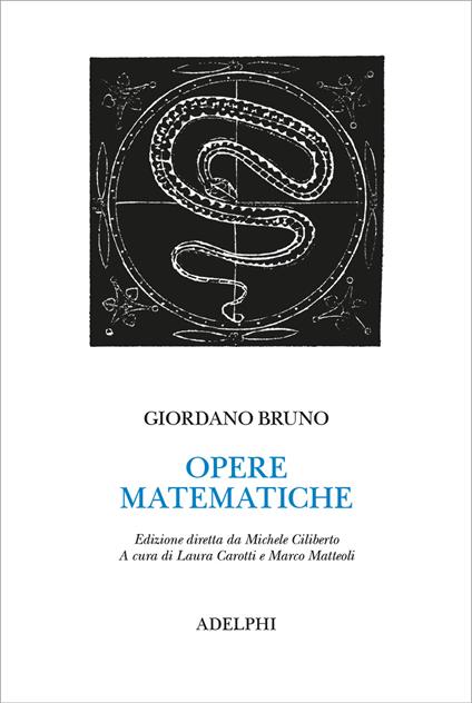 Opere matematiche - Giordano Bruno - copertina