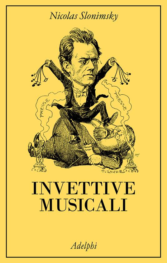 Invettive musicali - Nicolas Slonimsky - copertina