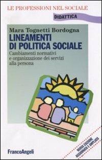 Lineamenti di politica sociale - Mara Tognetti Bordogna - copertina
