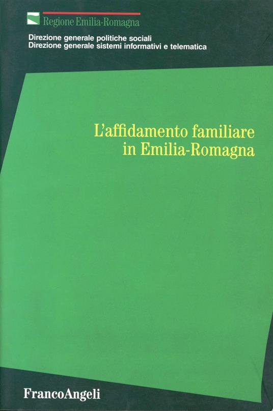 L' affidamento familiare in Emilia Romagna - copertina