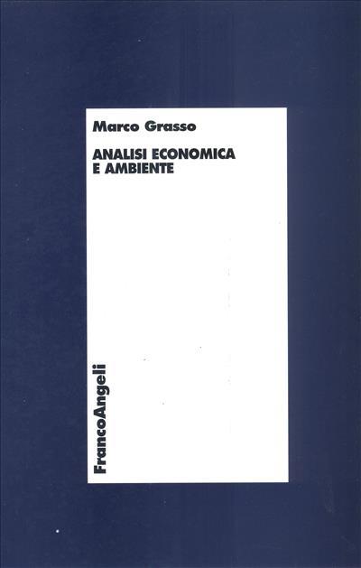 Analisi economica e ambiente - Marco Grasso - copertina