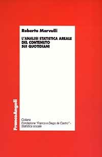 L' analisi statistica areale del contenuto sui quotidiani - Roberto Marvulli - copertina