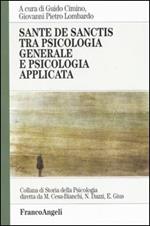 Sante De Sanctis tra psicologia generale e psicologia applicata