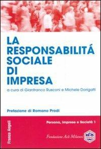 La responsabilità sociale d'impresa - copertina