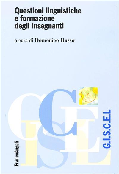 Questioni linguistiche e formazione degli insegnanti - copertina