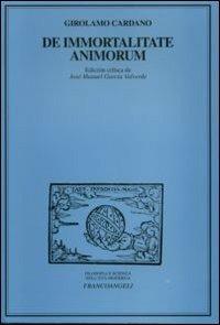 De immortalitate animorum - Girolamo Cardano - copertina