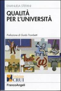 Qualità per l'università - Emanuela Stefani - copertina