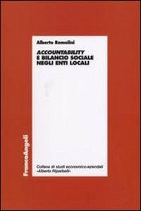 Accountability e bilancio sociale negli enti locali - Alberto Romolini - copertina
