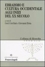 Ebraismo e cultura occidentale agli inizi del XX secolo