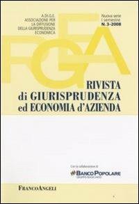 Rivista di giurisprudenza ed economia d'azienda (2008). Vol. 3 - copertina