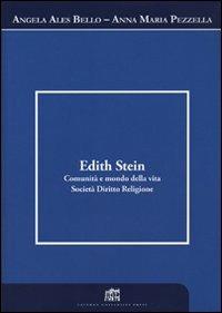 Edith Stein. Comunità e mondo della vita. Società. Diritto. Religione - copertina