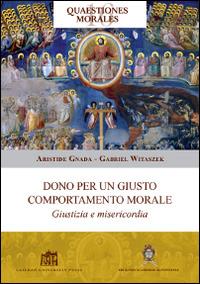 Dono per un giusto comportamento morale. Giustizia e misericordia - copertina