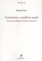 Costituzione e problemi sociali. Il pensiero politico di Sidney Sonnino