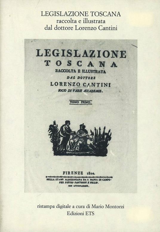 Legislazione toscana. DVD-ROM - Lorenzo Cantini - copertina