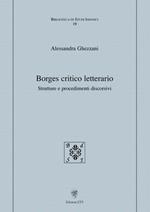 Borges critico letterario. Strutture e procedimenti discorsivi