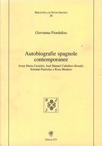 Autobiografie spagnole contemporanee