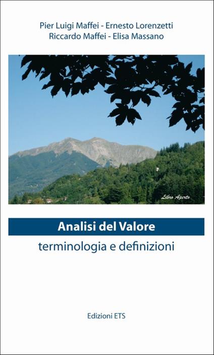 Analisi del valore. Terminologia e definizioni - Pier Luigi Maffei - copertina