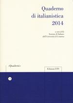 Quaderno di italianistica 2014