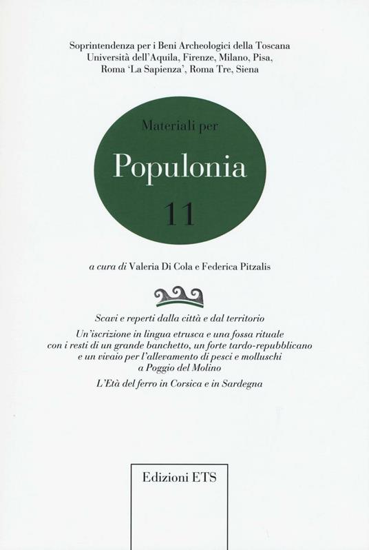 Materiali per Populonia. Vol. 11 - copertina