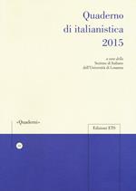 Quaderno di italianistica 2015