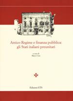Antico regime e finanza pubblica: gli stati preunitari italiani