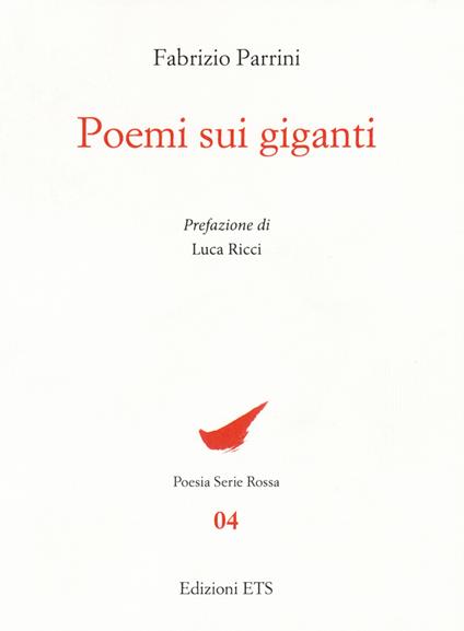 Poemi sui giganti - Fabrizio Parrini - copertina