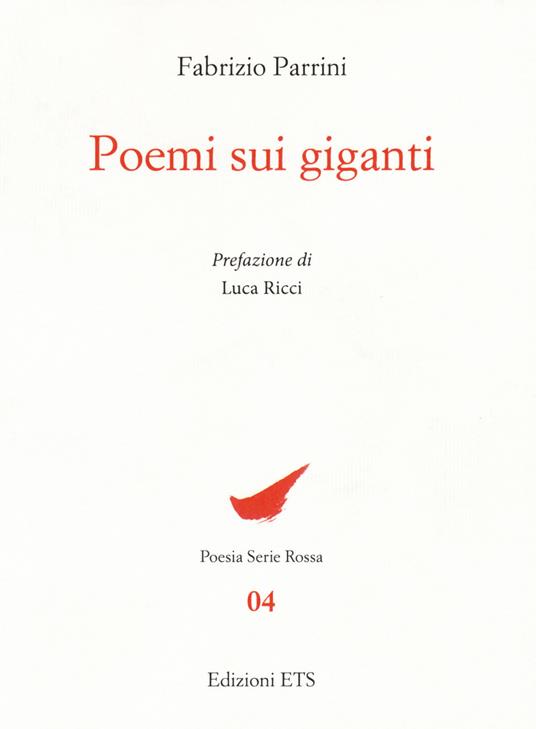 Poemi sui giganti - Fabrizio Parrini - copertina