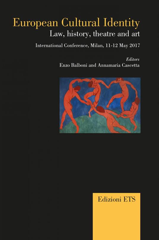 European cultural identity. Law, history, theatre and art. International Conference (Milan 11-12 may 2017) - copertina