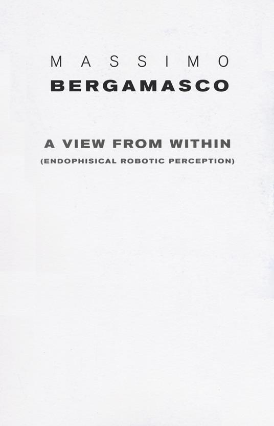 A view from within (endophysical robotic perception). Ediz. a colori - Massimo Bergamasco - copertina