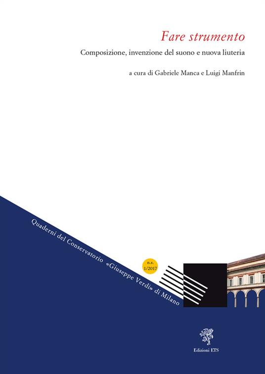 Fare strumento. Composizione, invenzione del suono e nuova liuteria - copertina