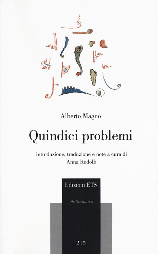 Quindici problemi - Alberto Magno (sant') - copertina