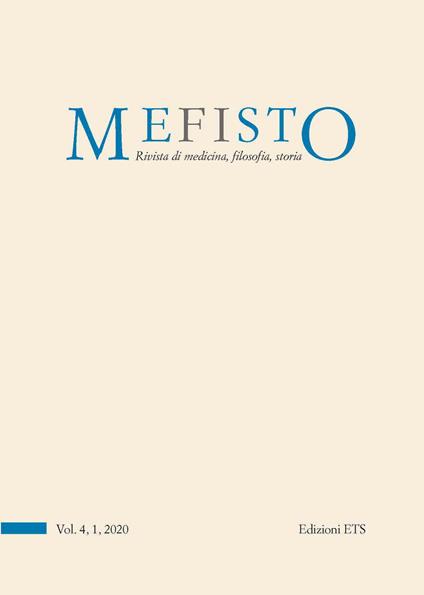 Mefisto. Rivista di medicina, filosofia, storia (2020). Vol. 4 - copertina