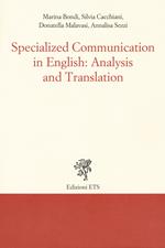 Specialized communication in english: analysis and translation