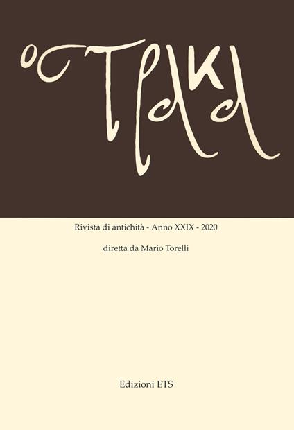 Ostraka. Rivista di antichità (2020). Vol. 29 - copertina