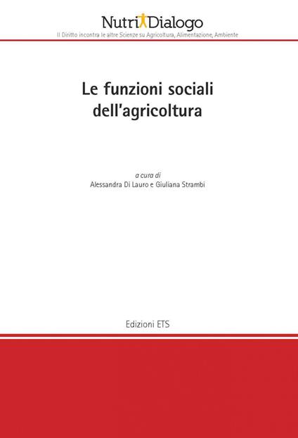 Le funzioni sociali della agricoltura - copertina