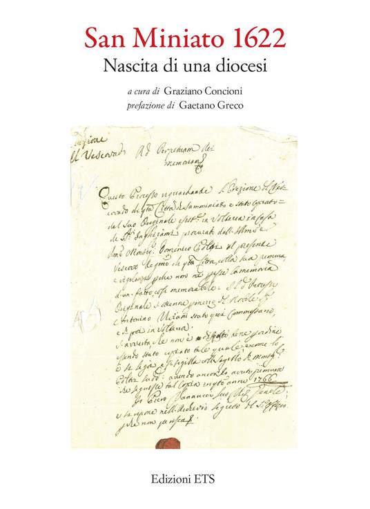 San Miniato 1622. Nascita di una diocesi - copertina