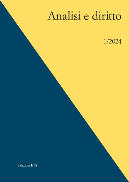 Analisi e diritto (2024). Ediz. bilingue. Vol. 1 - copertina