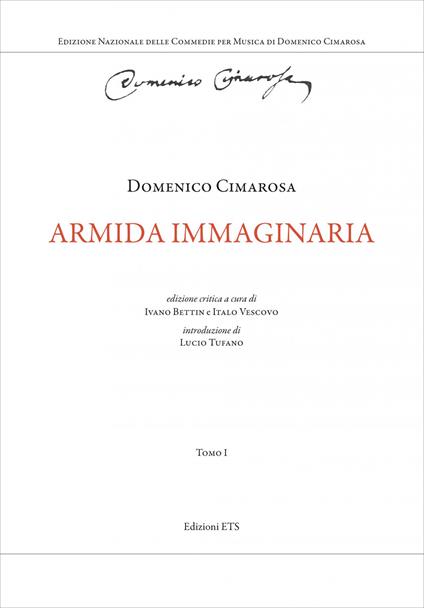 Armida immaginaria. Ediz. critica - Domenico Cimarosa - copertina