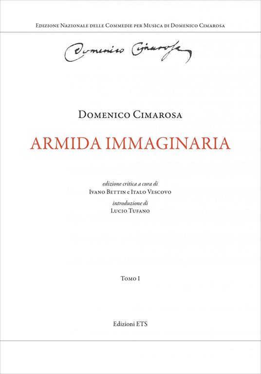 Armida immaginaria. Ediz. critica - Domenico Cimarosa - copertina