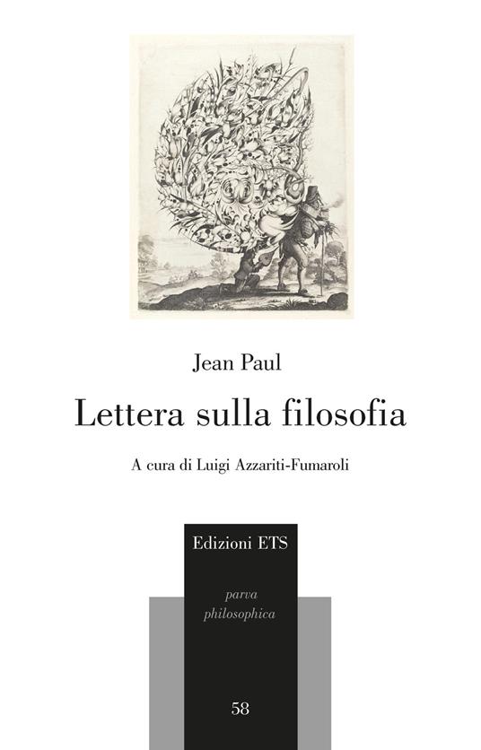 Lettera sulla filosofia - Jean Paul - copertina