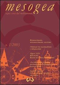 Mesogea. Segni e voci dal Mediterraneo (2003). Vol. 1 - copertina